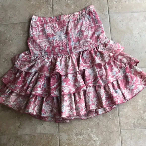 Ralph Lauren Flirty Three Tiered Skirt - Picture 1 of 5